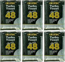6x "Alcotec Turbo Yeast 48 Hours Classic" - iki 21% alkoholio (6 dėžutės)
