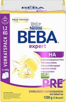 BEBA expert HA PRE Hidrolizuotas pradinis maistas, pradinis pienas nuo gimimo, maistas kūdikiams, kūdikių pieno milteliai, 1 pakuotė (1 x 1200 g)