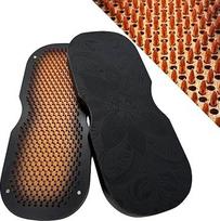 BodhiBoard Black Edition Copper Sadhu Board Nagų lenta pėdoms Joga Meditacija Mediena akupresūrai Akupunktūra Atsipalaidavimas Psichinė sveikata Masažas Nagų lenta