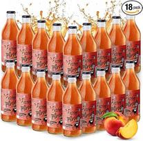 Brauerei Zwönitz Iced Tea Peach Pack of 18 - 0,33 l stikliniai buteliai su ledine arbata - nealkoholiniai persikų skonio gėrimai - Saksonijos nealkoholiniai gėrimai