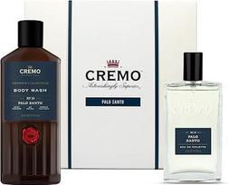 CREMO Palo Santo dovanų rinkinys vyrams - 100 ml tualetinis vanduo + 473 ml gelinis dušo skystis - medžio kvapas