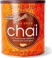David Rio Tiger Spice Chai Original I Chai Latte miltelių prieskonių arbata karštiems ir šaltiems pieno gėrimams I su tikrais ingredientais