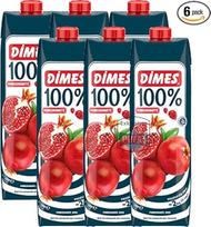 Dimming Granatų sultys Vaisių sultys 25% Granatų sulčių koncentratas 1000 ml x 6 vnt.