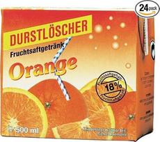 Durstlöscher Apelsinų vaisių sulčių gėrimas 500 ml, 24 vnt.