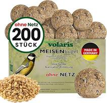Eggersmann volaris riebalų kamuoliai be tinklelio, 200 vnt., 18 kg riebalų kamuolys, grūdų kamuolys laukiniams paukščiams, maistingųjų medžiagų turtingas visų rūšių paukščių lesalas visiems metams, koldūnai paukščiams