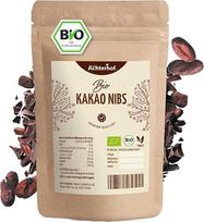 Ekologiški kakavos riešutai 1 kg | Iš Criollo kakavos pupelių | Be saldiklių | Šokoladiniams keksiukams, šokolado glazūroms, karštam šokoladui ir kaip priedas prie košių, kruopų ir kt. | gamintojas Achterhof