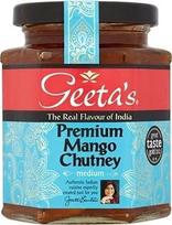 Geeta's Premium Mango Chutney Indiškas čatnis Aromatinis fejerverkas Natūralūs ingredientai Vegan Vegetariškas 320 g