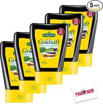 Grafschafter Gold Juice Vegan 100 % cukrinių runkelių 500 g | Pikantiškas saldus užtepas, grynas iš gamtos, Rheinischer Zuckerbeet sirupas, sirupas + Zama4Zingo kortelė (5 vnt., Gold Juice)