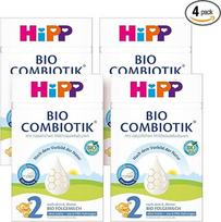 HiPP 2 Bio Combiotics (4 x 600 g), po 6 mėn. sekantis pienas, be krakmolo, su natūraliomis pieno rūgšties kultūromis, vitaminais C ir D, GOS, omega-3 (DHA, ALA), geriausios ekologiškos kokybės