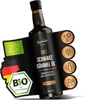 Juodųjų kmynų aliejus Ekologiškas šalto spaudimo nefiltruotas 500 ml kmynų aliejus - Egipto juodųjų sėklų aliejus su dideliu timochinono kiekiu (4600 mg/1000 ml), keto ir veganiškas iš Vokietijos aliejaus gamintojo