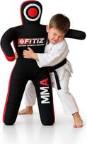 MMA manekenas Judo graplingo manekenas Punch Bag (neužpildytas) Brazilijos BJJ JIU Jitsu stovimos padėties manekenas imtynių kovos menų bokso karatė treniruočių manekenas (juodas/raudonas, 47")