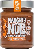 NAUGHTY NUTS Ekologiškas migdolų sviestas su cinamonu | Su migdolais ir cinamonu | 100% natūralus ir veganiškas | Be palmių aliejaus ir cukraus | Idealiai tinka dribsnių pagardinimui | 250 g