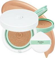 PURITO SEOUL Wonder Releaf Centella BB Cushion #21 Light Beige, makiažo pagrindas, korėjietiška centella, makiažas, ilgai išliekantis, nepriekaištingas padengimas, K-Beauty, 15 g, 0,52 fl.oz