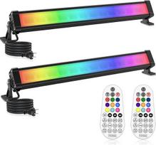 RGB LED prožektorius, CLY 25 W RGB Wallwasher šviesa su nuotolinio valdymo pulteliu LED juosta IP66 atspari vandeniui Dimmable prožektorius 6 ryškumo atminties funkcija Laikmatis Lightbar DJ diskoteka Helovinas šalis sodas