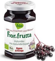 Rigoni di Asiago Fiordifrutta - Vaisių užtepėlė - šeivamedžio uogos - šeivamedžio žiedai Ekologiška pakuotė (1 x 250 g)
