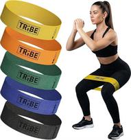 Stoff-Widerstandsbänder für Training, Booty-Bänder für Damen und Herren, Übungsbänder Widerstandsbänder Set, Workout-Bänder, Widerstandsbänder für Beine, Fitnessbänder