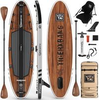 SUP lenta, stovinti irklentė | 10'8" 330 x 86 x 15 cm | su aukščiausios kokybės pripučiamais SUP priedais, itin plačios irklentės suaugusiesiems ir vaikams Pandora Collection