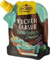 Torto glaistas "Vienaragis - magija" (turkio spalvos/125 g) Citrinų skonio