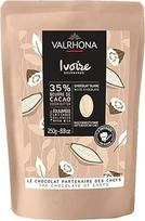 VALRHONA Baltojo šokolado lašeliai Blanc Ivoire 35% 250 g
