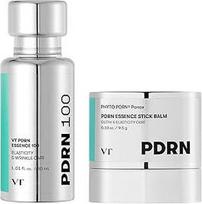 VT COSMETICS PDRN Essence Stick Balm & PDRN 100 Essence, drėkinamasis ir stangrinamasis odos priežiūros rinkinys, akių ir kaklo priežiūra, PDRN ir niacinamidas, korėjietiškas odos priežiūros rinkinys