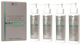 GREEN PHARM COSMETICS_SET Skinter Ultra stimuliuojantis veido gelis 250ml + rūgšties neutralizatorius 250ml + deguonį tiekiantis gelis 250ml + regeneruojantis gelis 250ml | 4820182116063 | 4820182116063