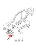 Audi A7 Sportback Splash Guard ratų spoileris priekinis kairysis originalus 4G8853887J