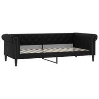 Sofa-lova vidaXL, 90x200 cm, juoda