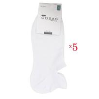 Sportinės kojinės moterims Cosas 1094, baltos, 5 poros, 35-38