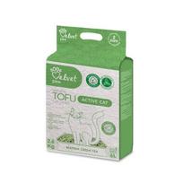 VELVET PAW TOFU aktyvių kačių kraikas, su žaliosios mačia arbatos esencija 2 mm granulė, 2,6 kg / 6 l, VELVET PAW TOFU aktyvių kačių kraikas su žaliosios mačia arbatos esencija pagamintas iš 100 % natūralios žirnių ląstelienos, be jokių sintetinių priedų ir dažiklių. Jis greitai sugeria drėgmę, neutralizuoja nemalonius kvapus ir yra ypač švelnus jautrioms