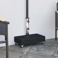 Skėčio pagrindas juodos spalvos 45x25x8cm granitas
