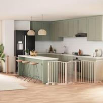 Varteliai šunims su durimis 8 segmentai 640cm tuopos mediena