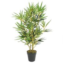 Dirbtinis bambukas žalios spalvos 80cm 368 lapai