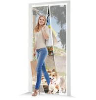 Joy2see magnetinis tinklelis nuo uodų durims 80x220 cm, baltas