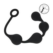 Levelz by Shots Levelz Waterdrop Silicone Intimate Balls L 40mm Black