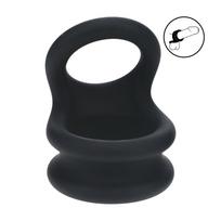 Levelz by Shots LEVELZ Wide Double O Silicone Support Ring L Black - Dual System