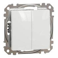 2 klavišų perjungiklis Schneider Electric Sedna Design SDD111108 (baltas)
