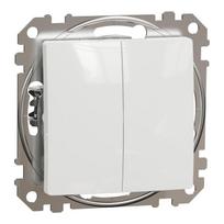 2 klavišų jungiklis Schneider Electric Sedna Design SDD111105 (baltas)