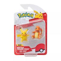 Pokémon: 2 figūrėlės rinkinys - Charmander, Pikachu