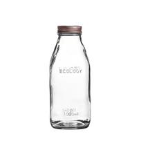 Stiklinis butelis su dangteliu, 1l, D9xH23cm, Urban Living