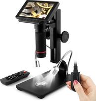 "Andonstar" 5 colių ekranas 1080P skaitmeninis mikroskopas HDMI mikroskopas, skirtas spausdintinių plokščių remontui, litavimo įrankis ADSM302
