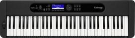 "Casio Casiotone CT-S400" klaviatūra su 61 greičio klavišu, 600 garsų ir 200 akompanimento ritmų, juoda