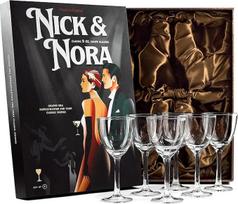 "Crystal Retro Nick and Nora Coupe" stiklinės 5oz (6 vnt.)