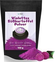 "D&O Nature Products" violetinės saldžiosios bulvės milteliai 100 g - Latte violetinė saldžioji bulvė - natūralūs ir be priedų - smulkiai sumalti kokteiliams, kepimui ir natūraliems maisto dažikliams