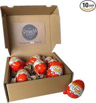 "Genussleben" 10 x "Kinder Joy Stranger Things" dėžutė su žaislais ir saldainiais - užkandžiams ir dovanoms vaikams, šeimai ir draugams 200 g