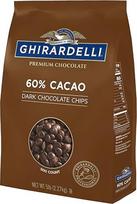 "Ghirardelli Chocolate Company" 60 % kakavos juodojo šokolado drožlės, 5 svarų maišelis (pakuotė po 1)