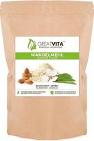 "GreatVita" migdolų miltai, 800 g, be aliejaus ir blanširuoti, smulkiai malti migdolai, be glitimo, turtingi baltymais, idealiai tinka kepimui, duonos kepimui ir mažai angliavandenių turintiems receptams