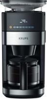 "Krups KM8328 Grind Aroma Filter" kavos aparatas su malūnėliu, 180 g kavos pupelių talpykla, 1,25 l talpa 15 puodelių kavos, automatinio išsijungimo funkcija, 3 malimo lygiai, 24 valandų laikmatis, juodas