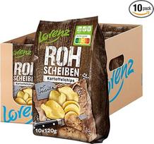 "Lorenz Snack World Raw Discs Rock Salt", 10 vnt. (10 x 120 g)