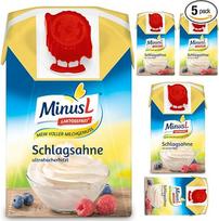 "Minus L" plakta grietinėlė 30% 200 ml x 5 vnt.