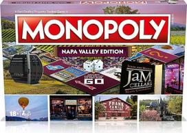 "Monopoly Napa Valley Edition", šeimyninis stalo žaidimas nuo 2 iki 6 žaidėjų, stalo žaidimas nuo 18 metų